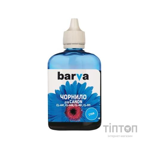 Чорнило Barva CANON CL-441/CL-461 100мл CYAN (C461-728)