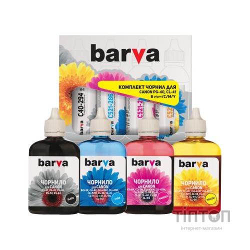 Чорнило Barva Canon PG-40 + CL-41 B/C/M/Y (4x90 г) SET (CPG40-090-MP)