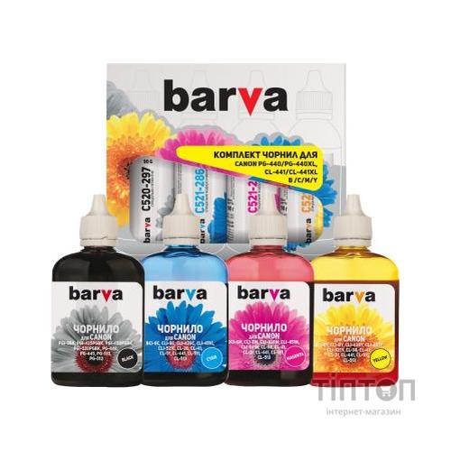 Чорнило Barva Canon PG-440 + CL-441 B/C/M/Y (4x90 г) SET (CPG440-090-MP)