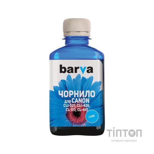 Чорнило BARVA Cyan 180мл для Canon CLI-521/CL-511