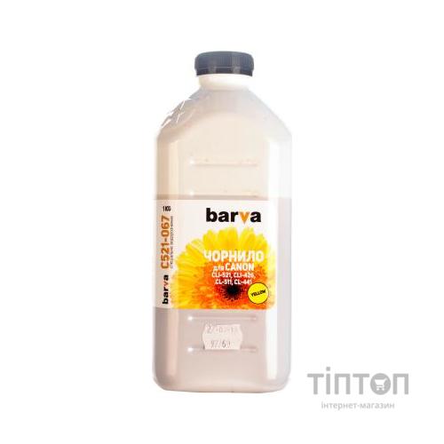 Чорнило BARVA Yellow 1кг для Canon CLI-521/CL-511