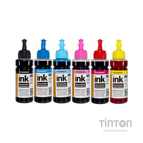 Чорнило ColorWay BK/С/M/LС/LM/Y 6x100мл для Epson L800