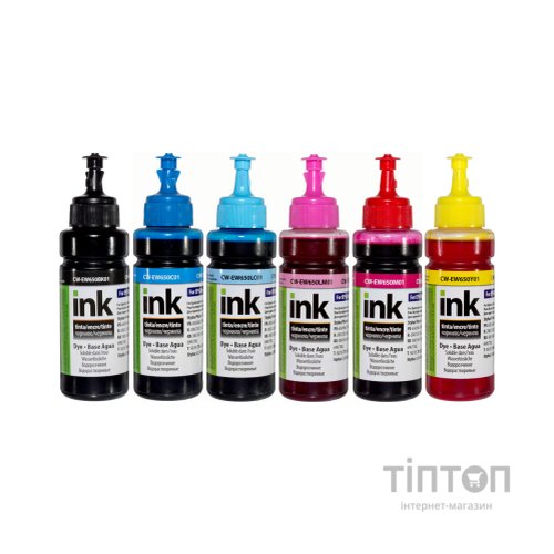 Чорнило ColorWay BK/С/M/LС/LM/Y 6x100мл для Epson SP R270/290 RX500 TX650