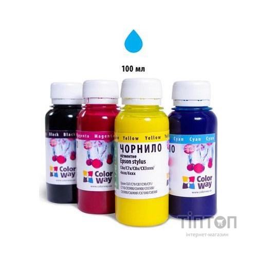 Чорнило ColorWay Cyan 100 мл для HP №134/135