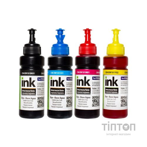 Чорнило ColorWay Epson L100/L200 (4х100мл) BK/C/M/Y (CW-EW101SET01)