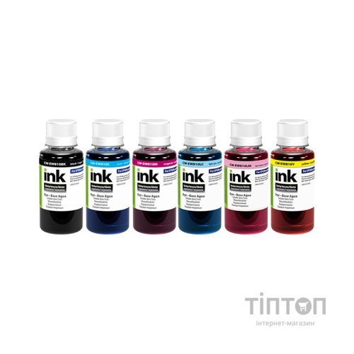 Чорнило ColorWay Epson L800/810/850 (6х100мл) BK/C/M/LС/LM/Y (CW-EW810SET01)