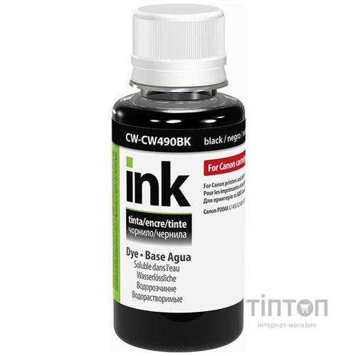 Чорнило ColorWay for Canon Pixma G1400/G2400/G3400 100g Black (CW-CP490BKP01)
