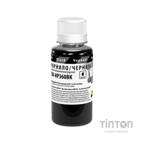 Чорнило ColorWay HP №121/129 black pigment (CW-HP360BK01)