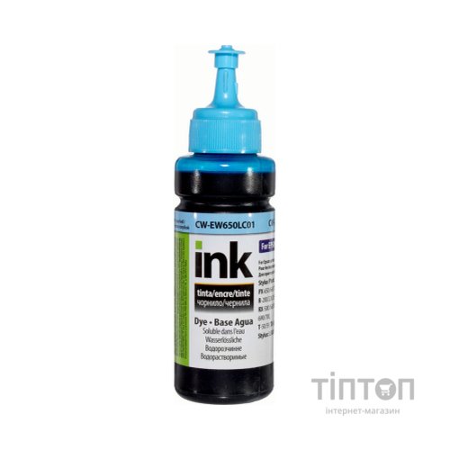 Чорнило ColorWay TX650 Light Cyan 100 мл для Epson SP R270/290 RX500