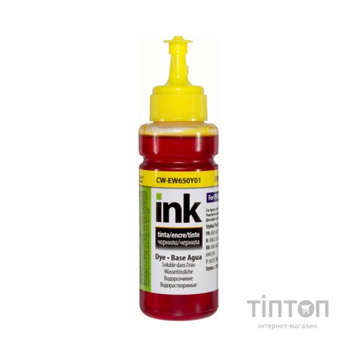 Чорнило ColorWay TX650 Yellow 100 мл для Epson SP R270/290 RX500