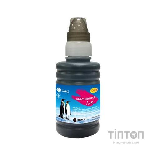 Чорнило G&G Epson L100/L200 black, контейнер 100мл (G&G-C13T66414A)