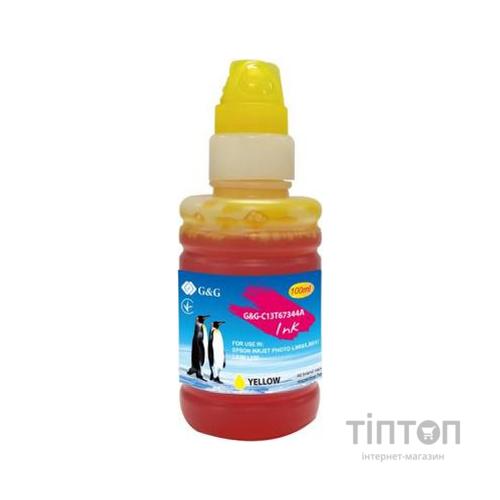 Чорнило G&G Epson L800 yellow, контейнер 100мл (G&G-C13T67344A)