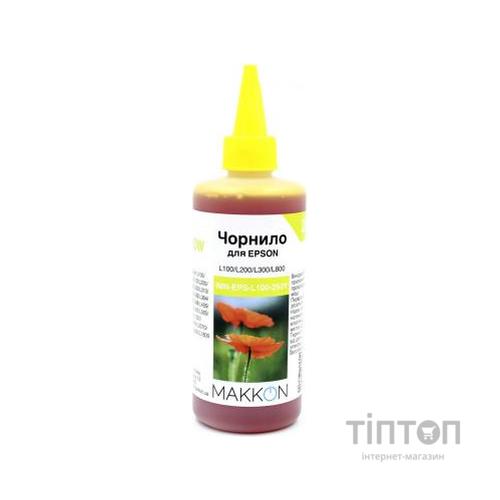 Чорнило Makkon для Epson L100/L200/L300/L800 250 мл yellow (IMN-EPS-L100-250Y)