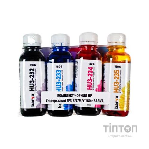 Чорнило PATRON HP Universal №3 B/C/M/Y 4х180г (HU3-180-MP)