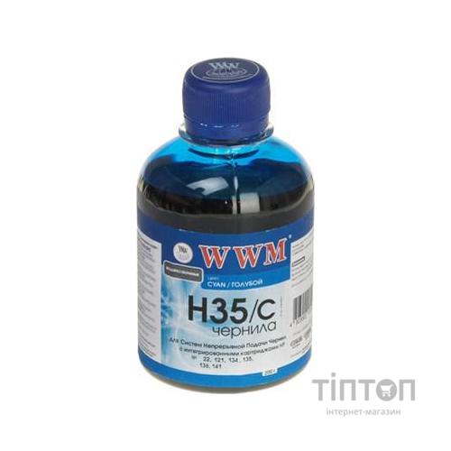 Чорнило WMM H35/C Cyan 200мл для HP №22/134/121