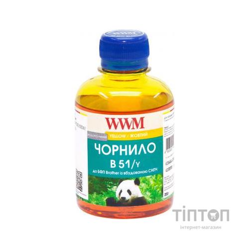 Чорнило WWM Brother DCP-T300/T500W/T700W 200г Yellow Water-soluble (B51/Y)