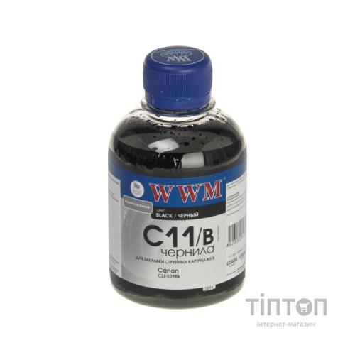 Чорнило WWM C11/B Black 200мл для Canon CLI-521B/CLI-426B