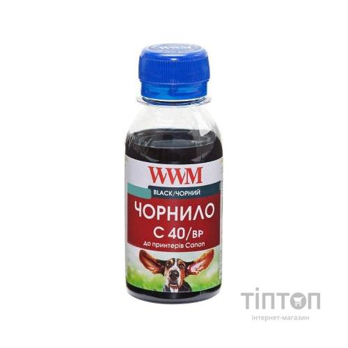 Чорнило WWM C40/BP Black 100мл для Canon PG-40Bk/PG-50Bk/PGI-5Bk