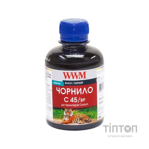 Чорнило WWM C45/BP Black 200мл для Canon PG-440/PG-445/PGI-450