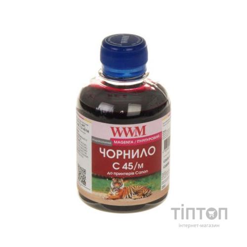 Чорнило WWM C45/M Magenta 200мл для Canon CL-441/CL-446/CLI-451C