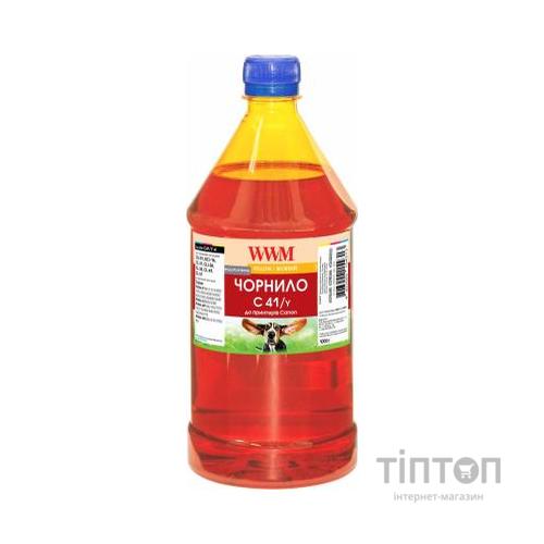Чорнило WWM Canon CL-41С/CL-51С/CLI-8Y 1000г Yellow (C41/Y-4)