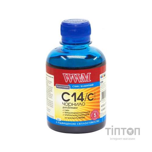 Чорнило WWM CANON CLI-451/CLI-471 200г Cyan (C14/C)