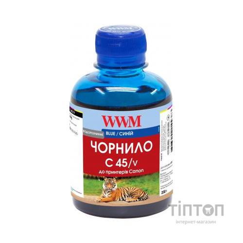 Чорнило WWM Canon CLI-481PB 200г Blue (C45/V)