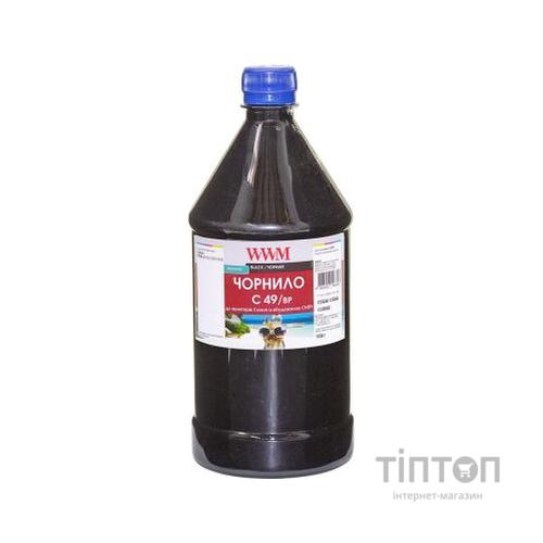 Чорнило WWM Canon GI-490 1000г Black pigm (C49/BP-4)