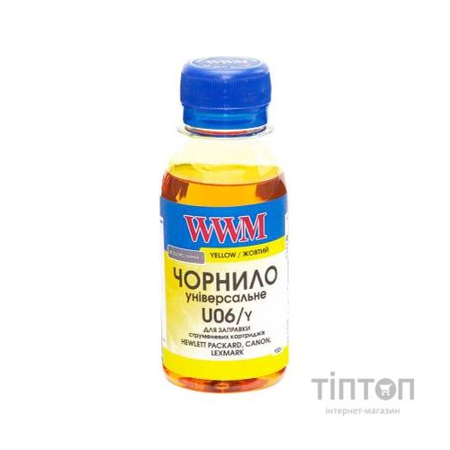 Чорнило WWM Canon/HP/Lexmark 100г Yellow (U06/Y-2)