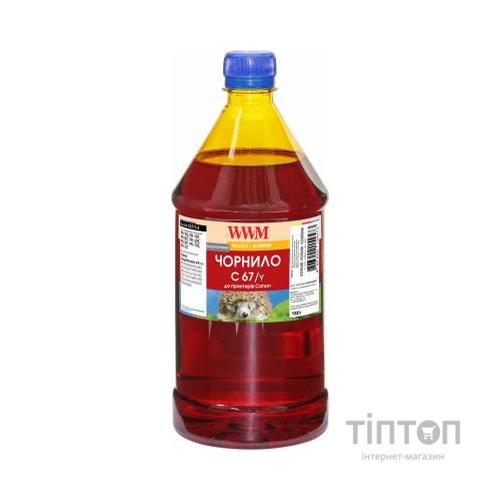 Чорнило WWM Canon IPF-107 1000г Yellow IPF-107Y (C67/Y-4)