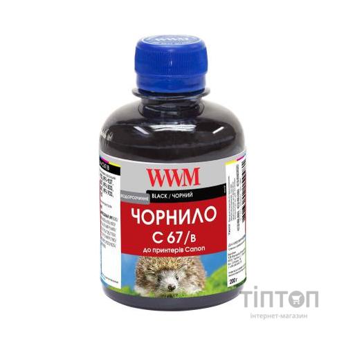 Чорнило WWM Canon IPF-107 200г Black IPF-107Bk (C67/B)