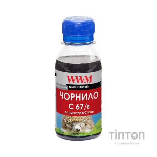 Чорнило WWM Canon PFI-107 100г Black PFI-107Bk (C67/B-2)