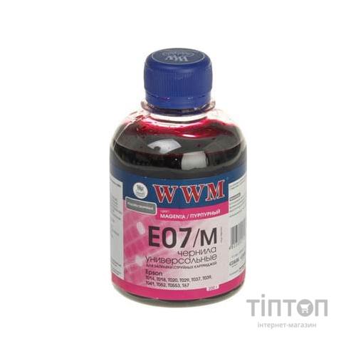 Чорнило WWM E07/M Magenta 200мл для Epson Stylus C42/C48/C62