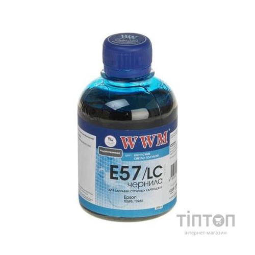 Чорнило WWM E57/LC Light Cyan 200мл для Epson R2400/2880