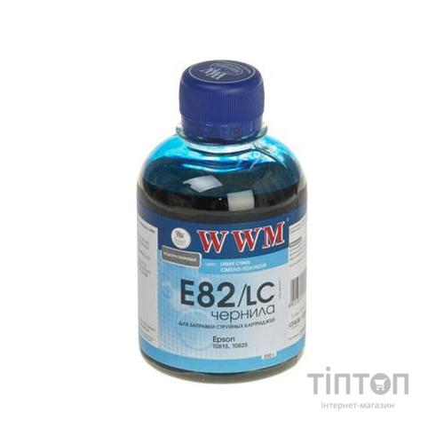 Чорнило WWM E82/LC Light Cyan 200мл для Epson Stylus Photo R270/T50/TX650