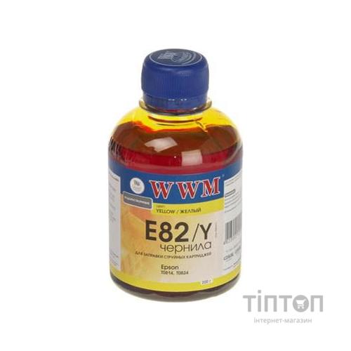 Чорнило WWM E82/Y Yellow 200мл для Epson Stylus Photo R270/T50/TX650