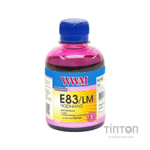 Чорнило WWM E83/LM Light Magenta 200мл для Epson Stylus Photo R270/T50/TX650