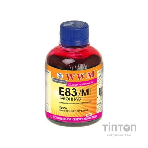 Чорнило WWM E83/M Magenta 200мл для Epson Stylus Photo R270/T50/TX650
