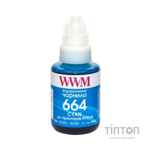 Чорнило WWM Epson L110/L210/L300 140г Cyan (E664C)