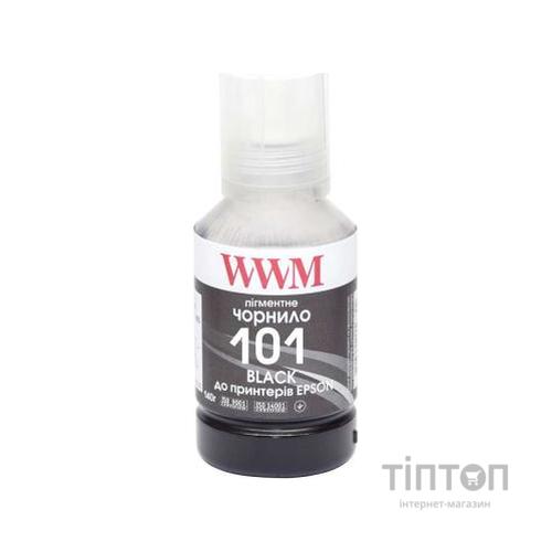 Чорнило WWM EPSON L4150/4160 140г Black Pigmented (E101BP)