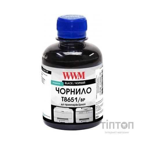 Чорнило WWM Epson WorkForce Pro WF-M5690/WF-M5190 200г Black pigm. (T8651/BP)