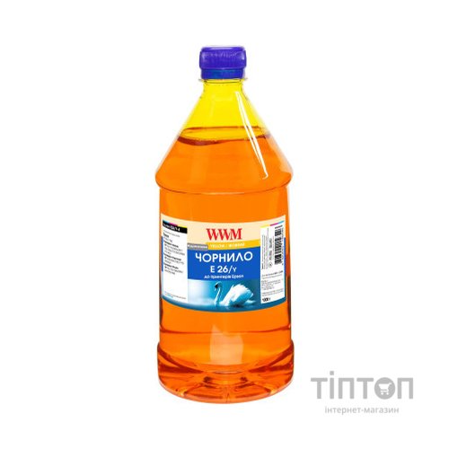 Чорнило WWM Epson XP-600/XP-605/XP-700 1000г Yellow (E26/Y-4)