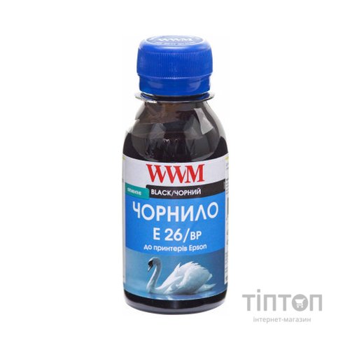 Чорнило WWM Epson XP-600/XP-605/XP-700 100г Black pigm. (E26/BP-2)