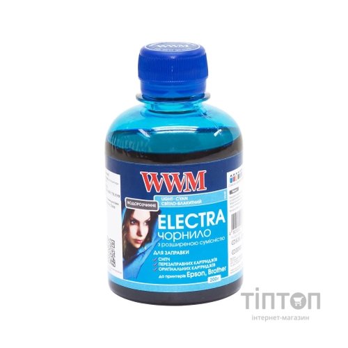 Чорнило WWM EU/LC Electra Light Cyan 200мл для Epson