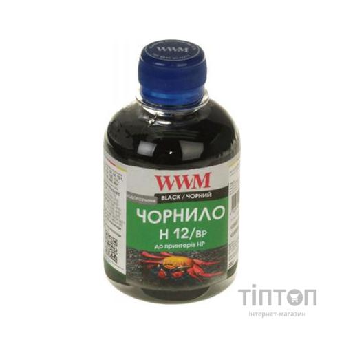 Чорнило WWM H12/BP Black пігментне 100г для HP №10/11/12
