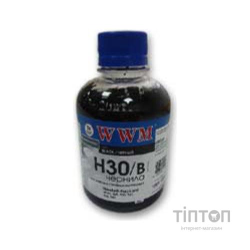 Чорнило WWM H30/BP Black 200мл для HP № 21/130/140
