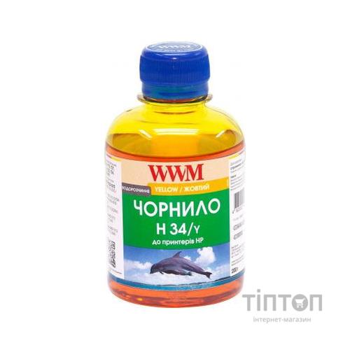 Чорнило WWM H34/Y Yellow 200мл для HP №22/134/121