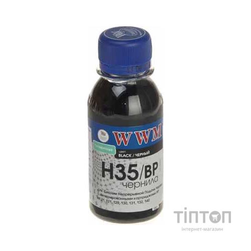 Чорнило WWM H35/BP-2 Black 100мл для HP 21/121/129/130/131/132/140