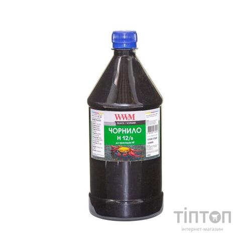 Чорнило WWM HP №10/11/12 1000г Black (H12/B-4)