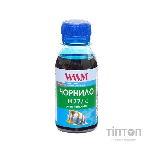 Чорнило WWM HP №177/85 100г Light Cyan (H77/LC-2)